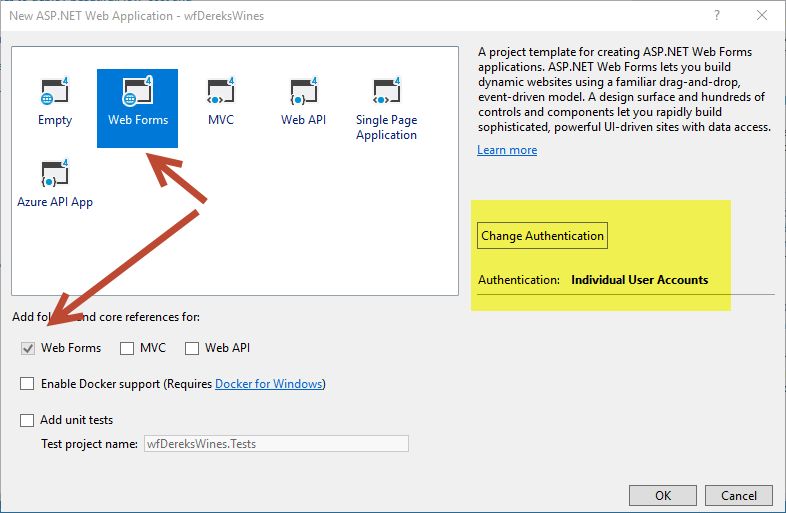 Project Template Dialog